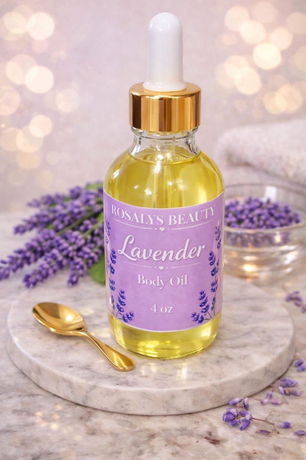 ROSALYS BEAUTY LAVENDER BODY OIL
