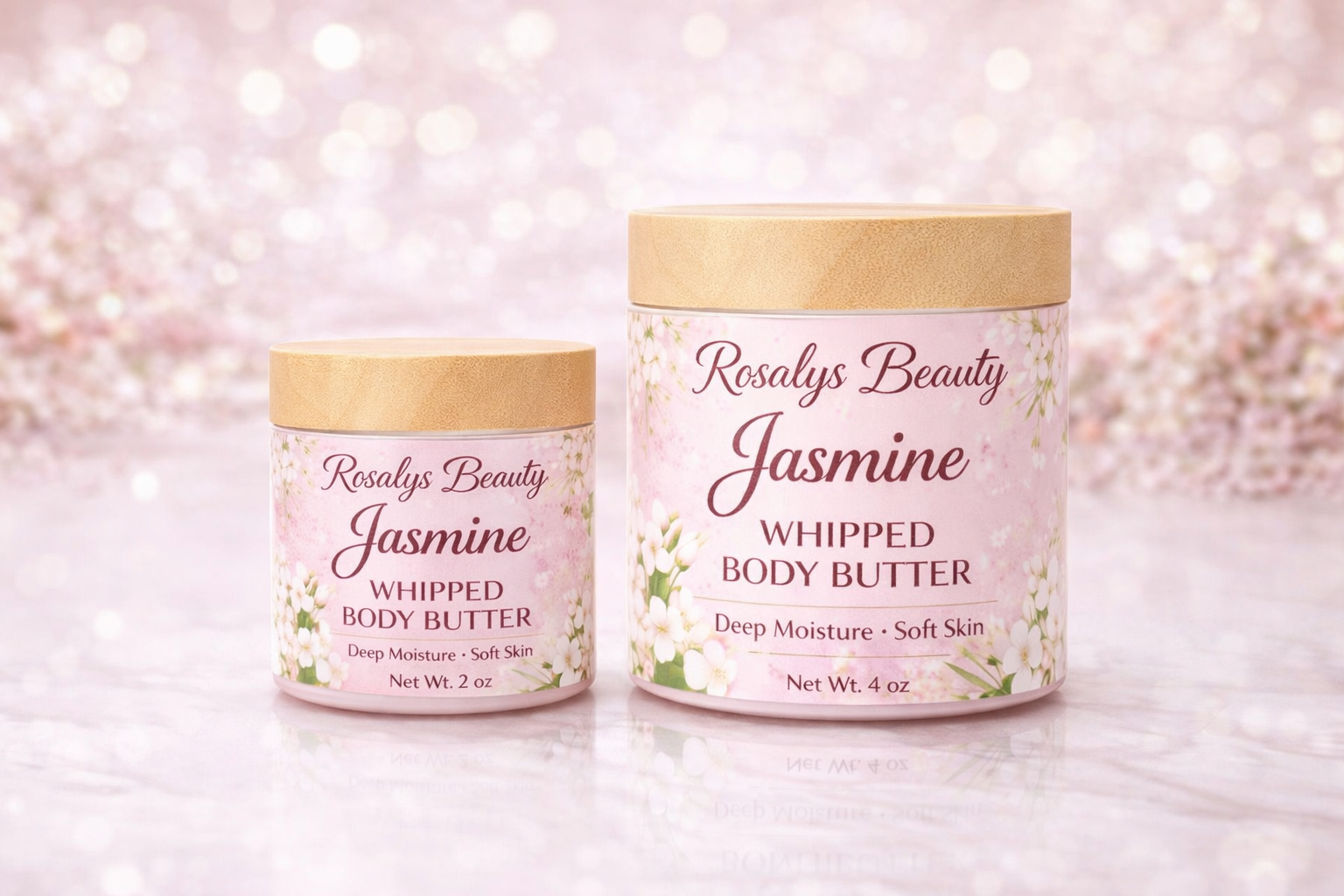 ROSALYS BEAUTY JASMINES WIPPED  BODY BUTTER
